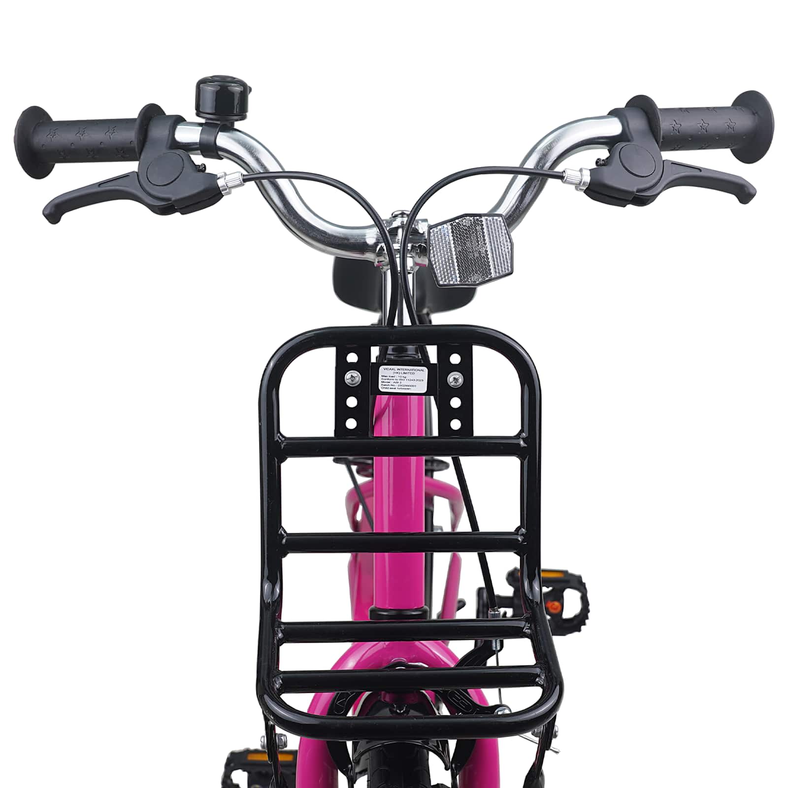 Kinderfahrrad 18 Zoll for 5-7 Years Old Rosa und Schwarz