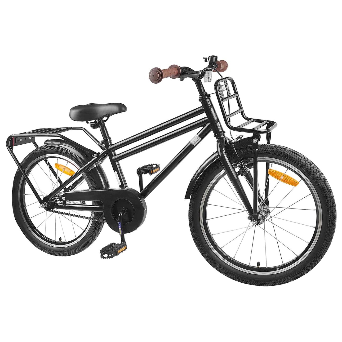 Kinderfahrrad 18 Zoll for 5-7 Years Old Schwarz