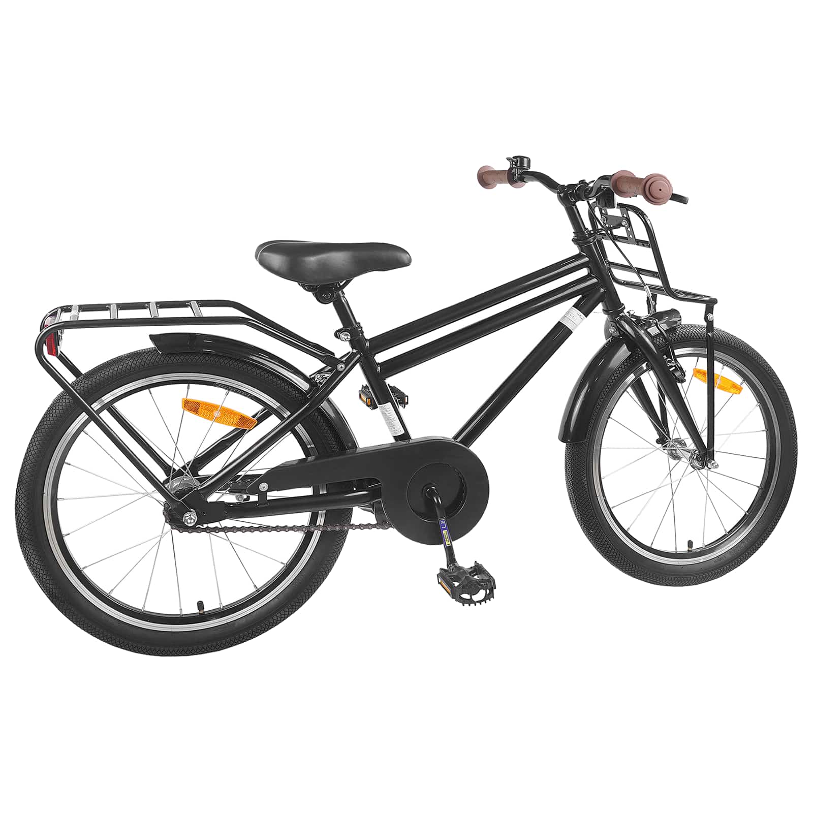 Kinderfahrrad 18 Zoll for 5-7 Years Old Schwarz