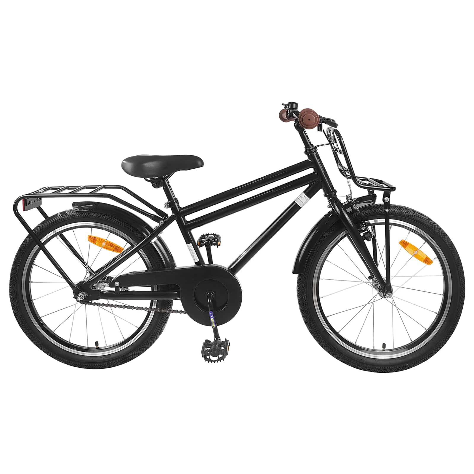 Kinderfahrrad 18 Zoll for 5-7 Years Old Schwarz