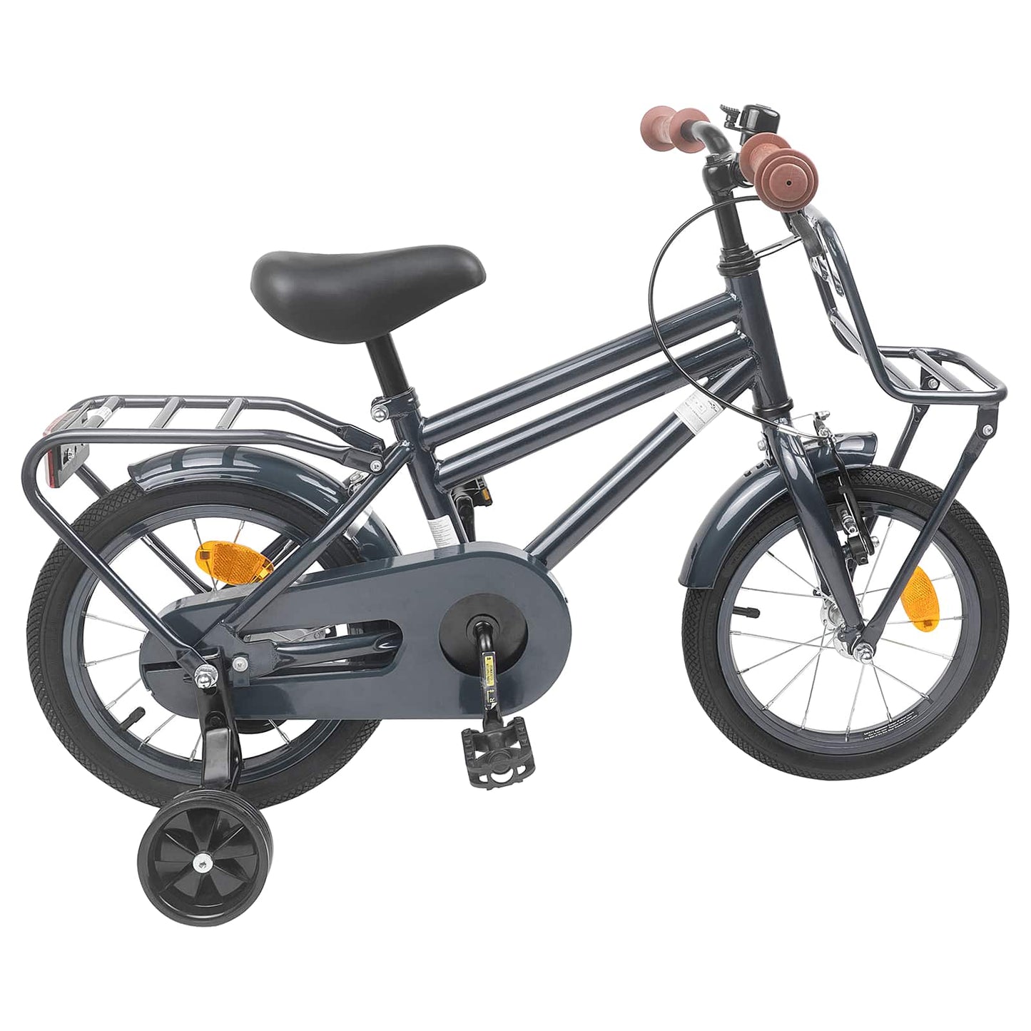 Kinderfahrrad 14 Zoll for 3-5 Years Old Dunkelgrau