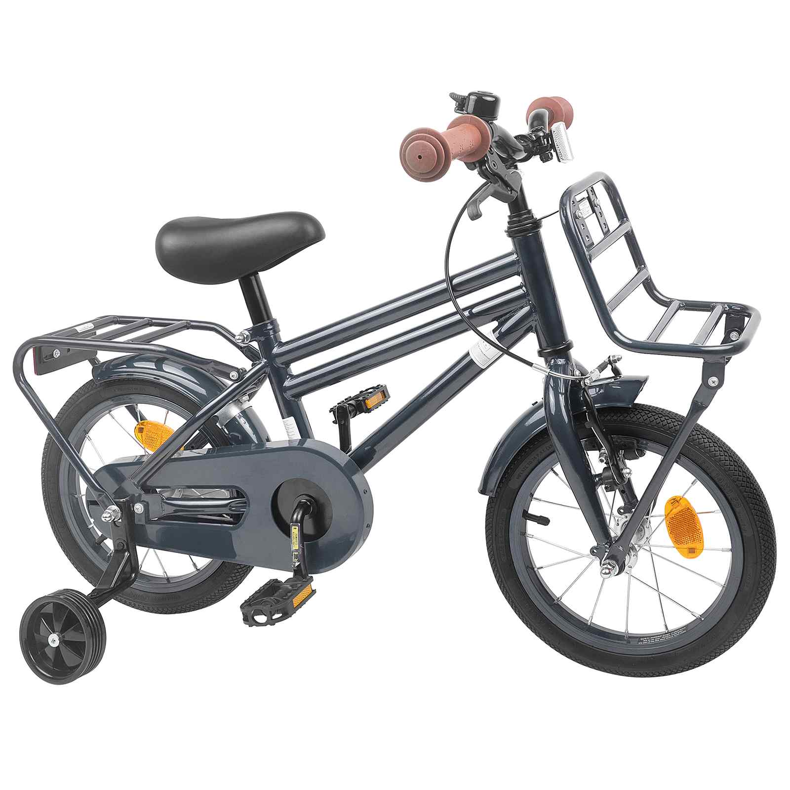 Kinderfahrrad 16 Zoll for 4-6 Years Old Dunkelgrau