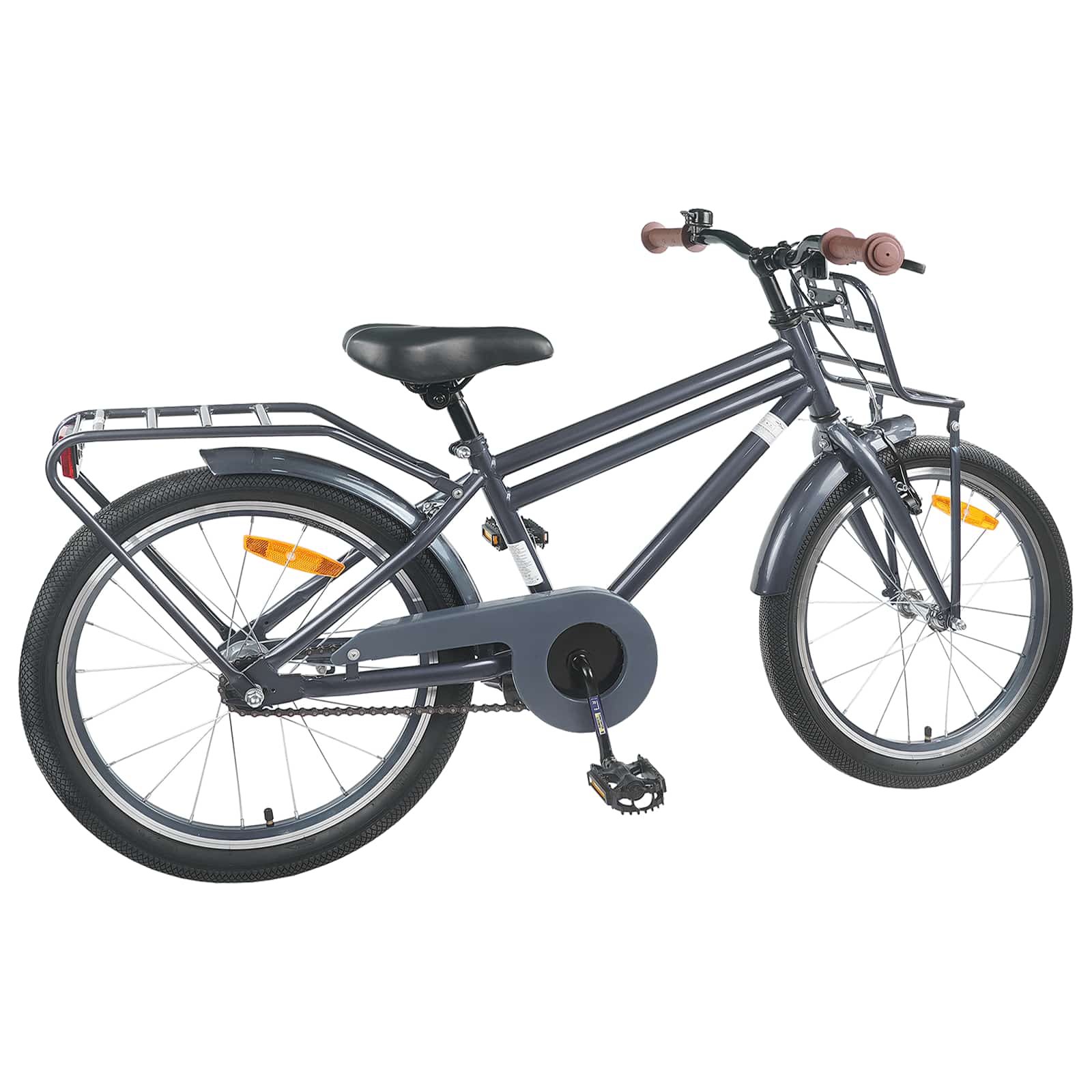 Kinderfahrrad 18 Zoll for 5-7 Years Old Dunkelgrau