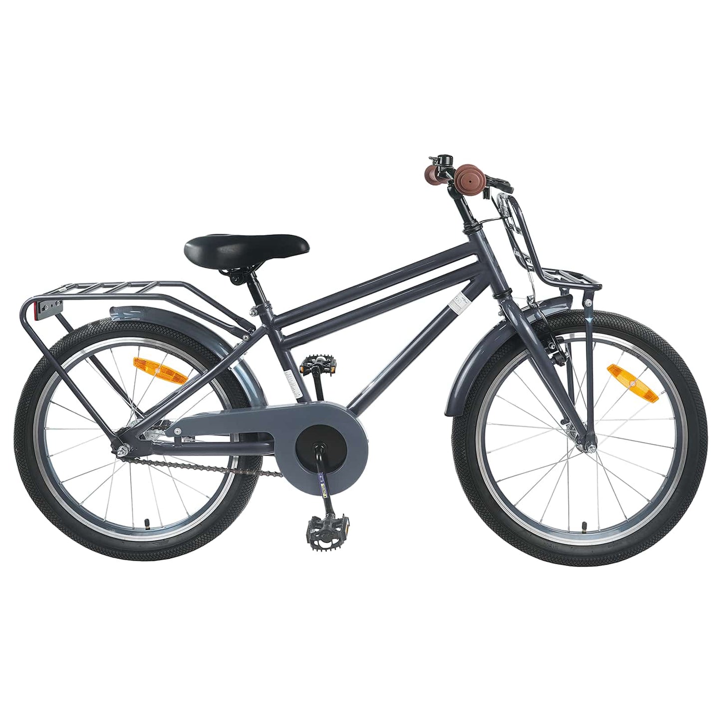 Kinderfahrrad 18 Zoll for 5-7 Years Old Dunkelgrau