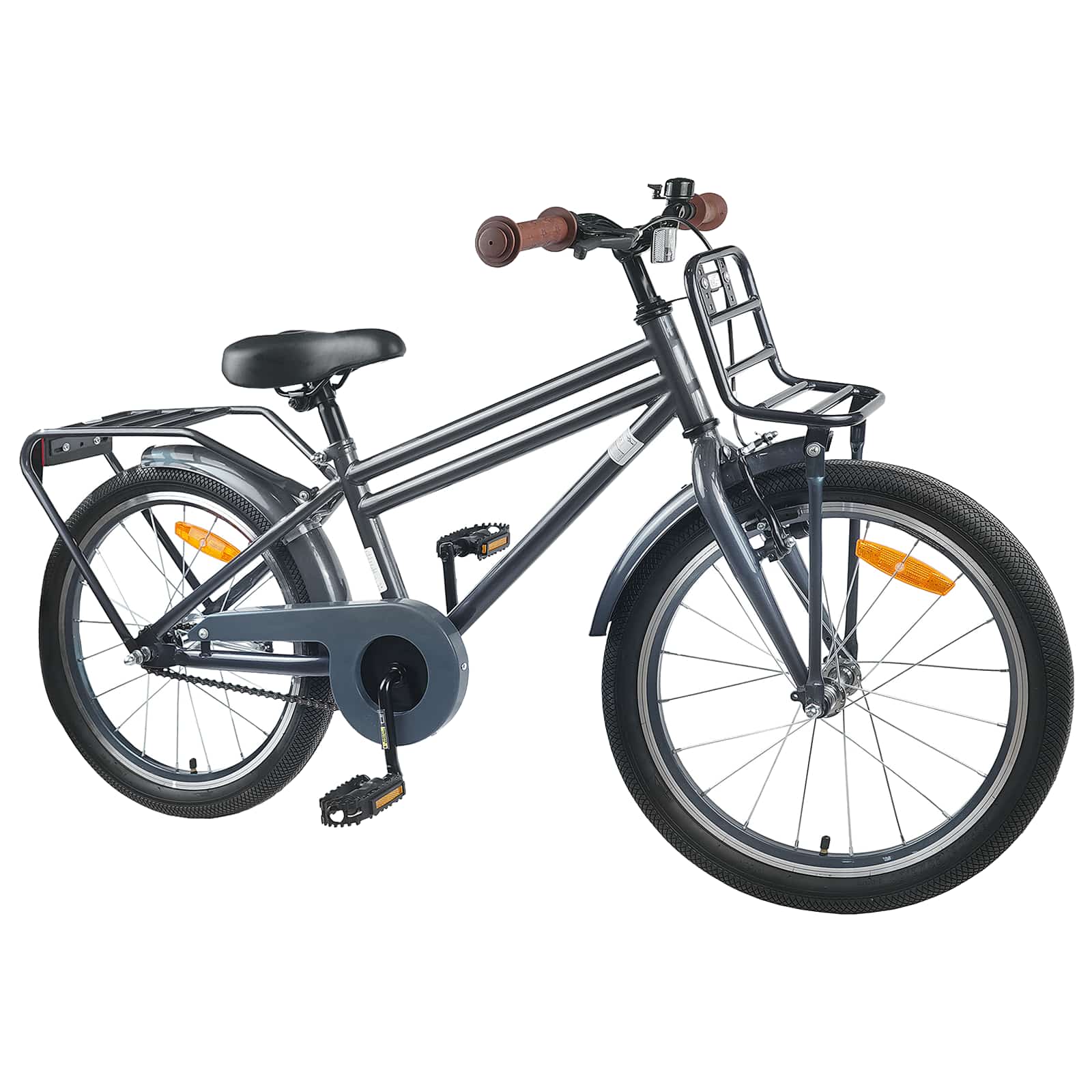Kinderfahrrad 22 Zoll for 7-12 Years Old Dunkelgrau