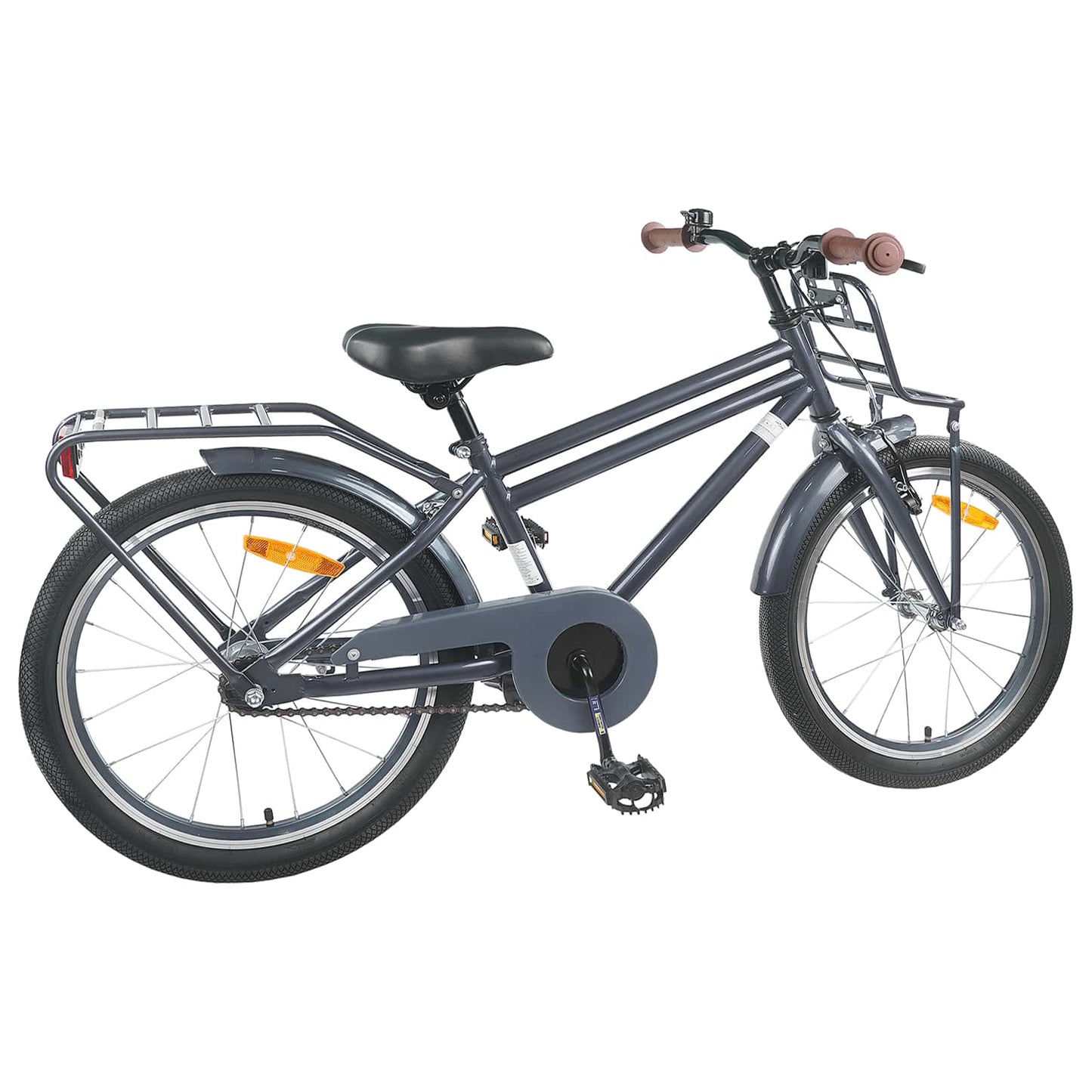 Kinderfahrrad 22 Zoll for 7-12 Years Old Dunkelgrau