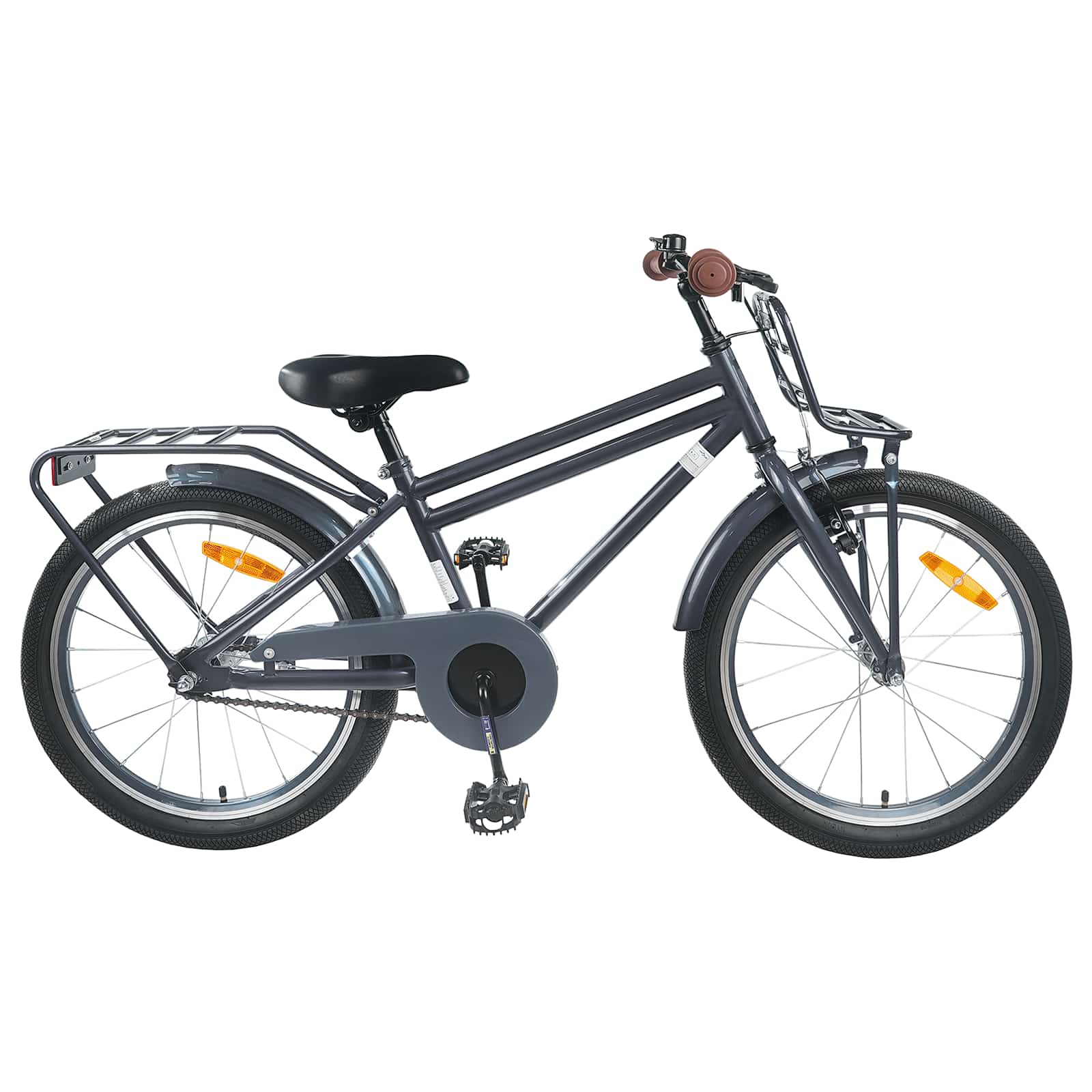 Kinderfahrrad 22 Zoll for 7-12 Years Old Dunkelgrau