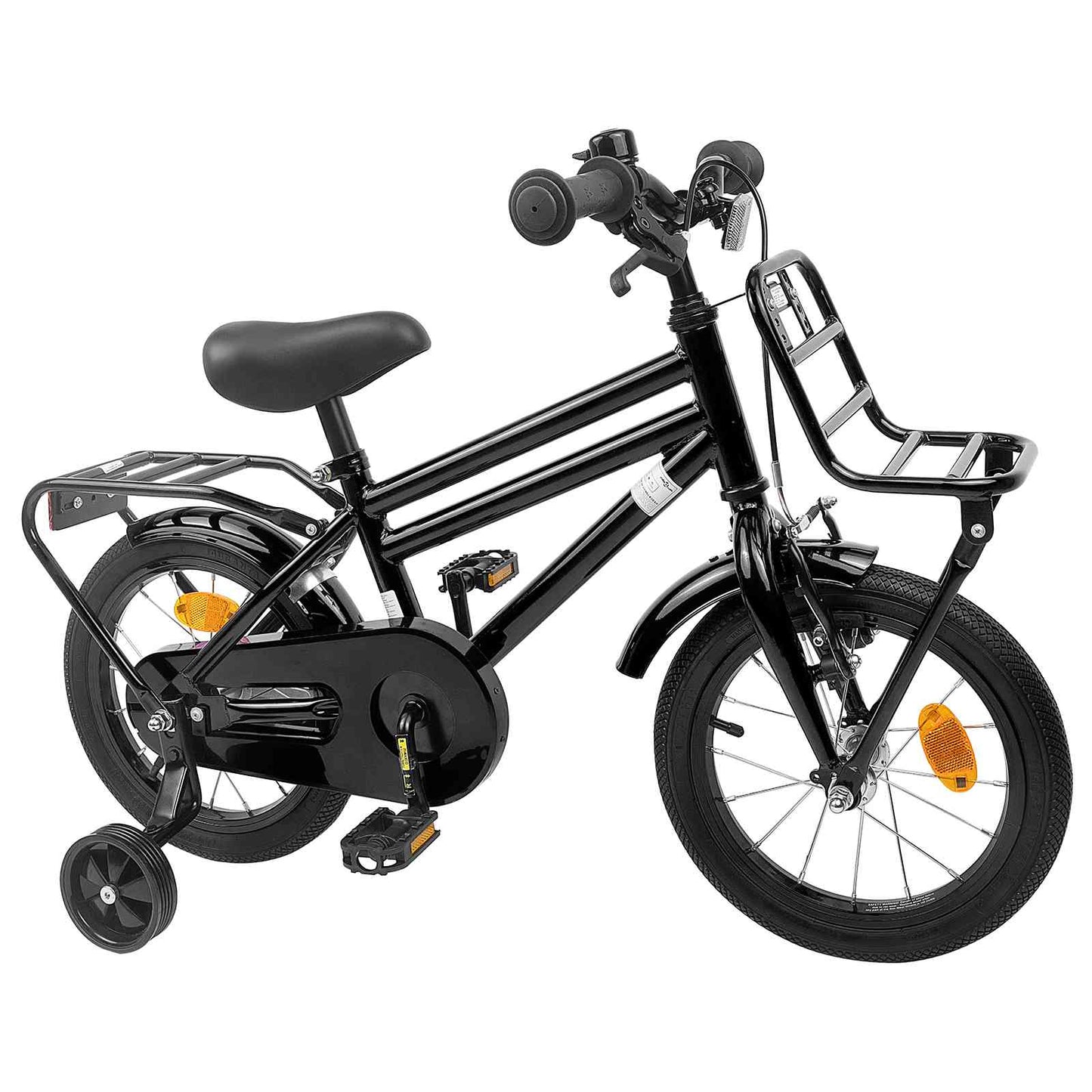 Kinderfahrrad 16 Zoll for 4-6 Years Old Schwarz
