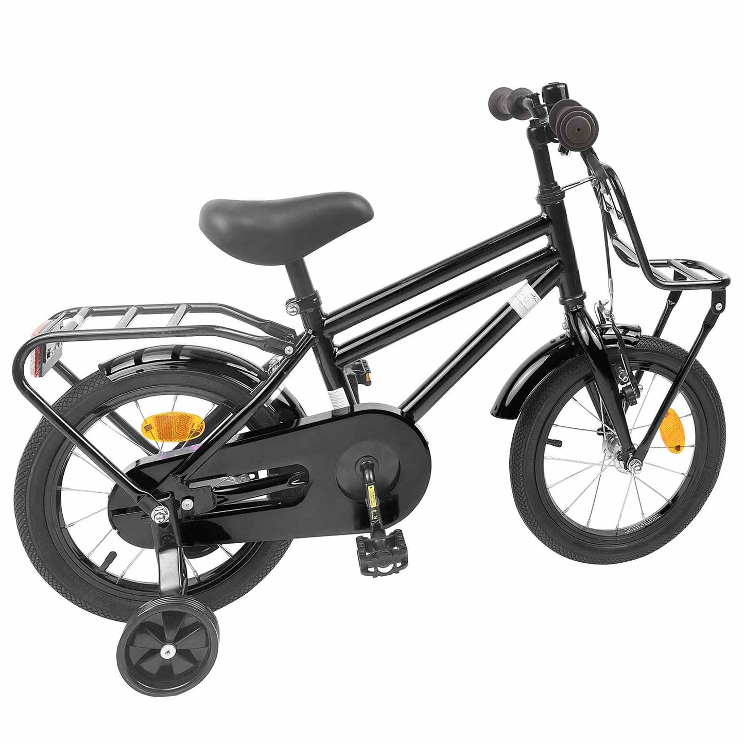 Kinderfahrrad 16 Zoll for 4-6 Years Old Schwarz