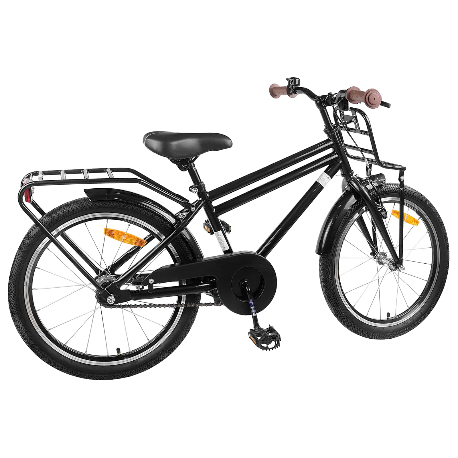 Kinderfahrrad 18 Zoll for 5-7 Years Old Schwarz