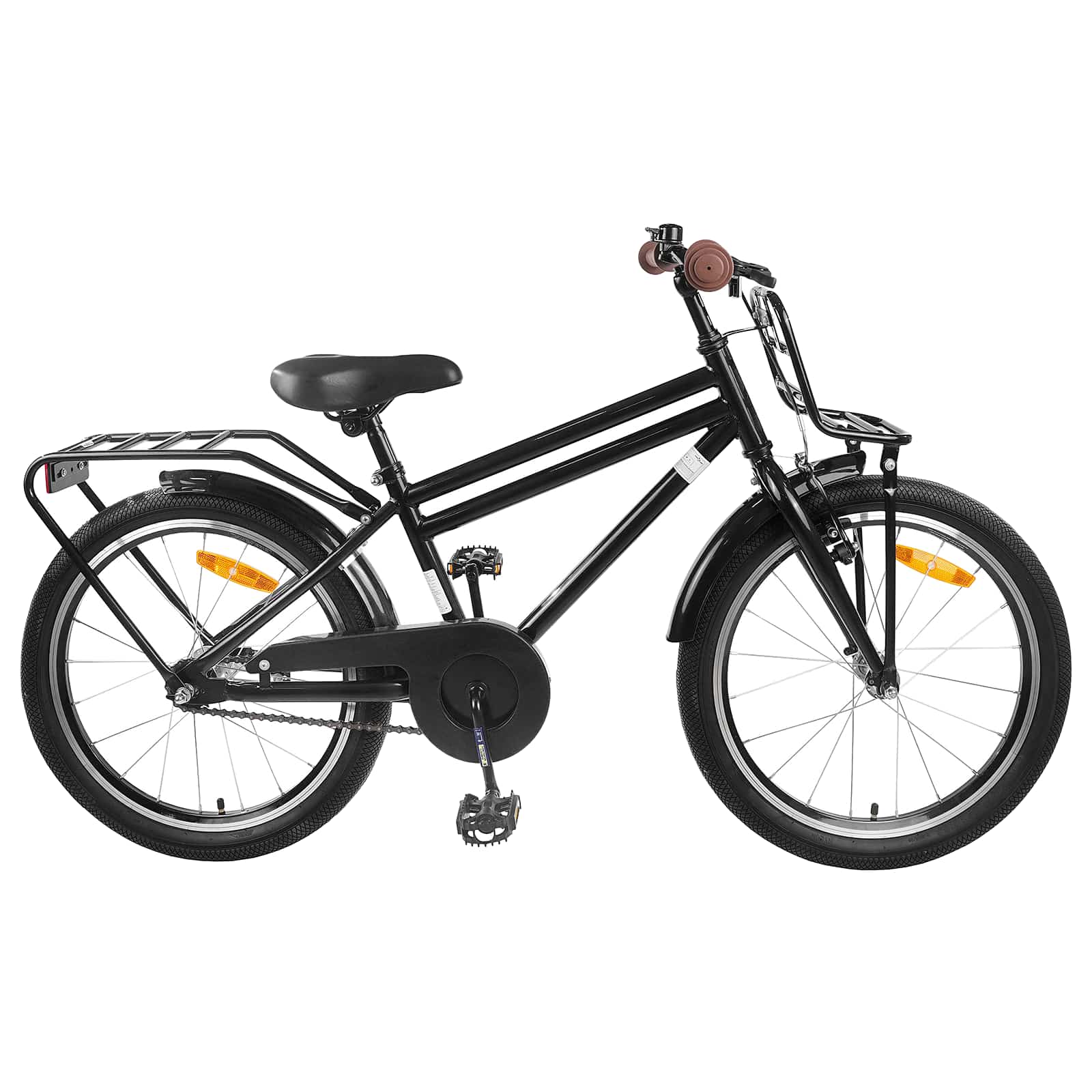 Kinderfahrrad 18 Zoll for 5-7 Years Old Schwarz