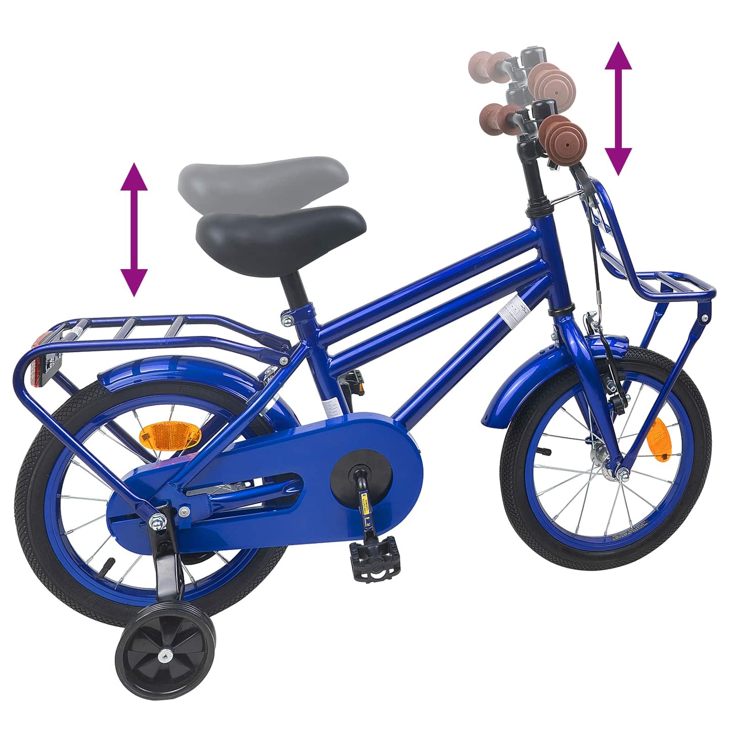 Kinderfahrrad 12 Zoll for 2 to 4 years old Dunkelblau