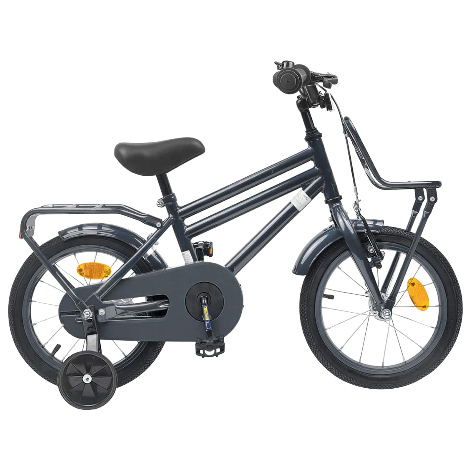 Kinderfahrrad 14 Zoll for 3-5 Years Old Dunkelgrau