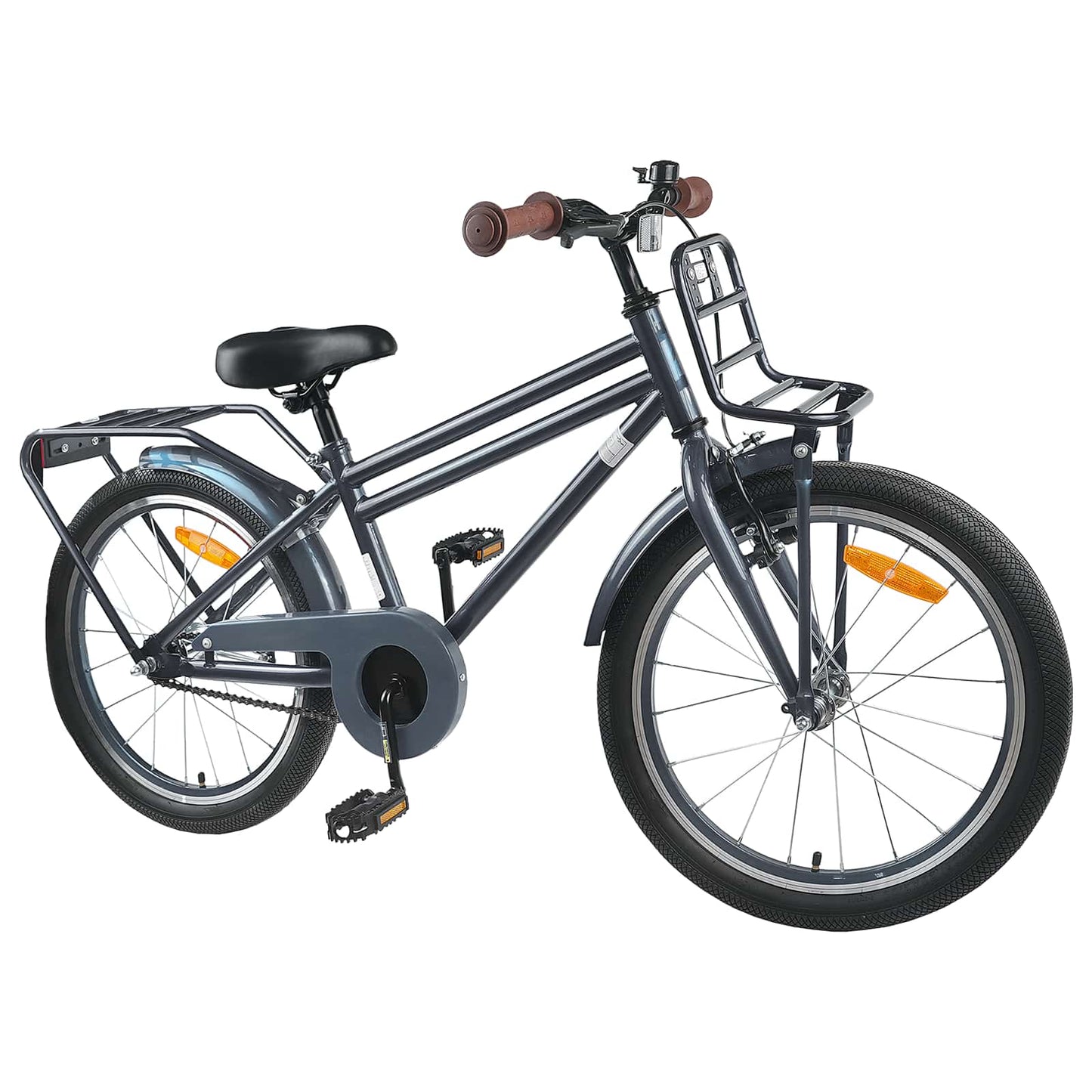Kinderfahrrad 18 Zoll for 5-7 Years Old Dunkelgrau