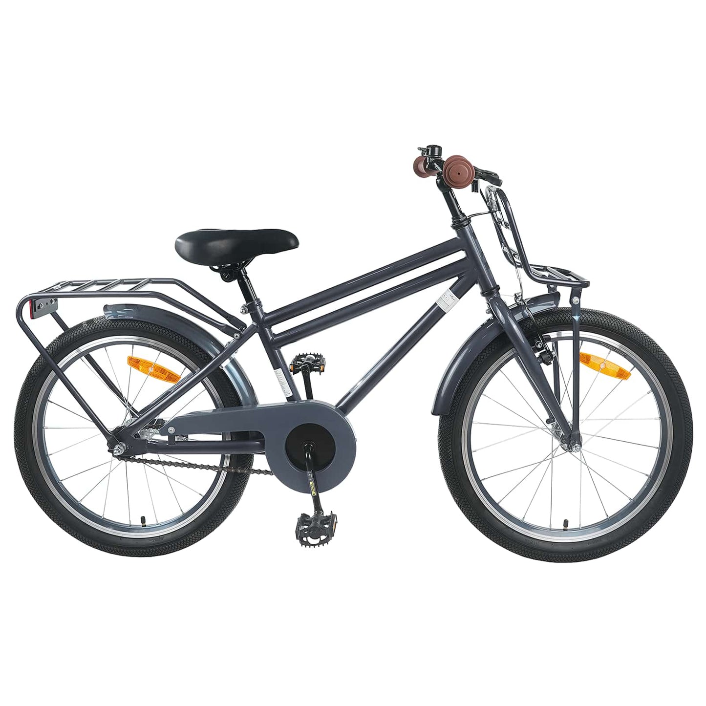 Kinderfahrrad 18 Zoll for 5-7 Years Old Dunkelgrau