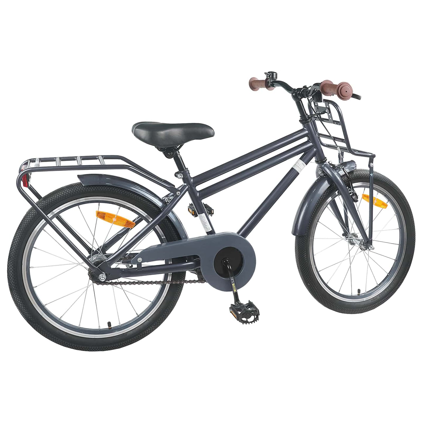 Kinderfahrrad 22 Zoll for 7-12 Years Old Dunkelgrau
