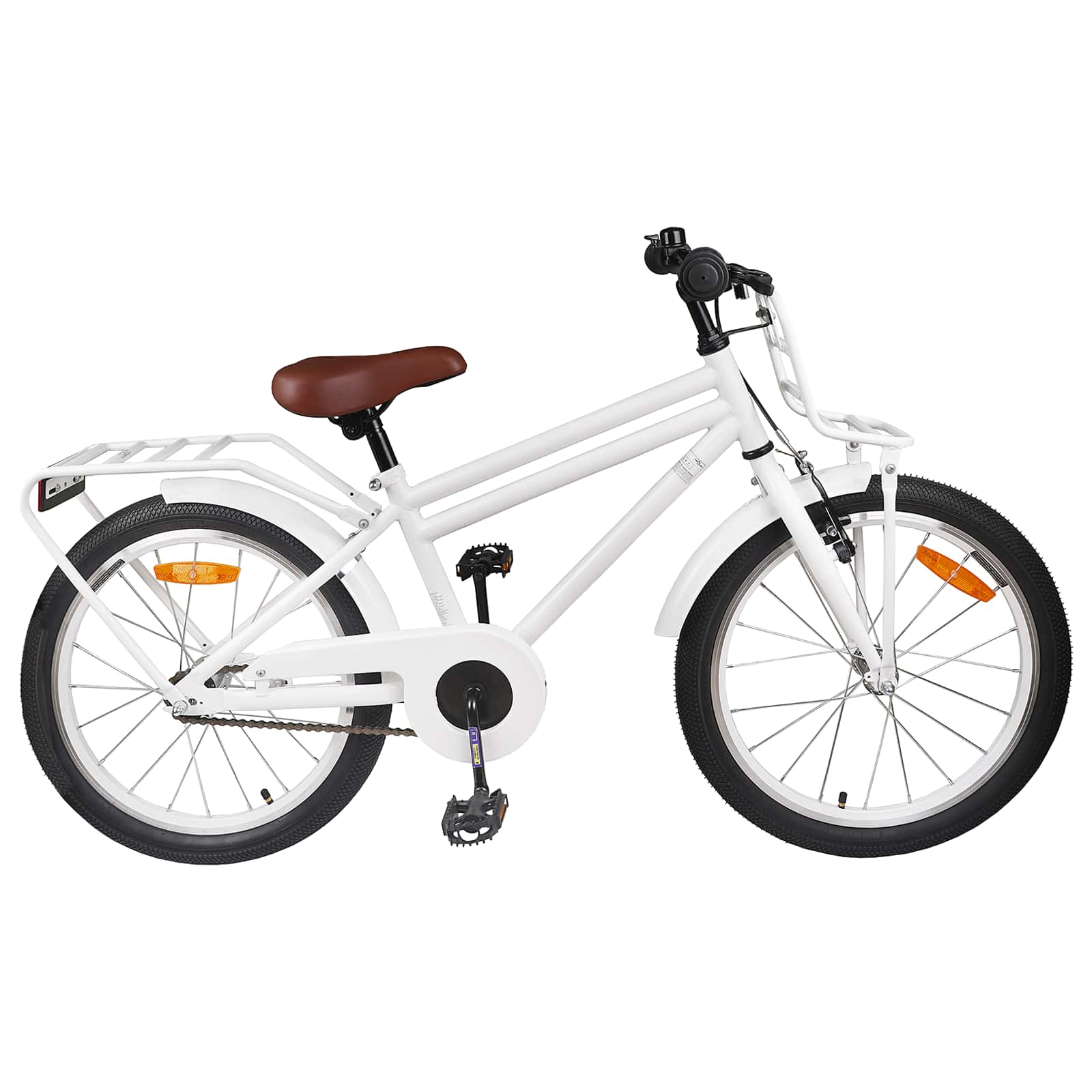 Kinderfahrrad 18 Zoll for 5-7 Years Old Weiß