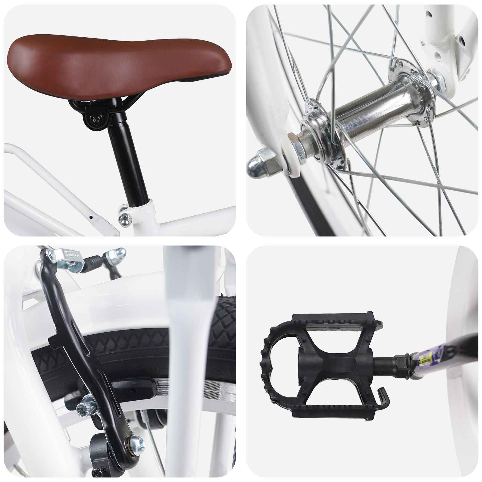 Kinderfahrrad 20 Zoll for kids aged 6 to 11 Weiß