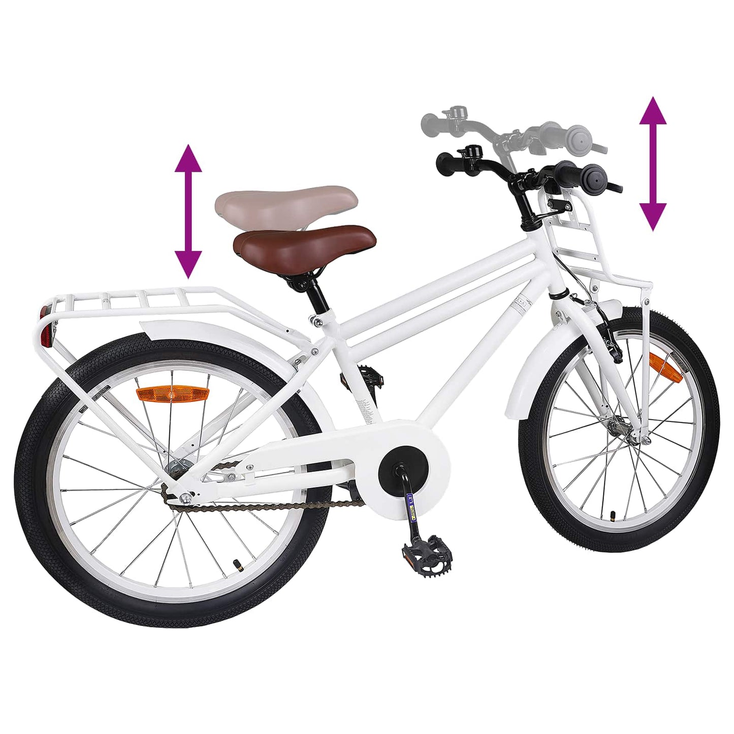 Kinderfahrrad 20 Zoll for kids aged 6 to 11 Weiß