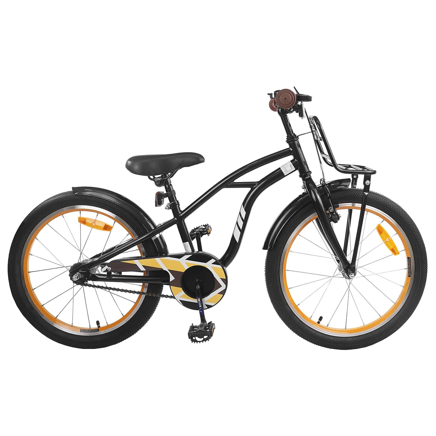 Kinderfahrrad 18 Zoll for 5-7 Years Old Schwarz