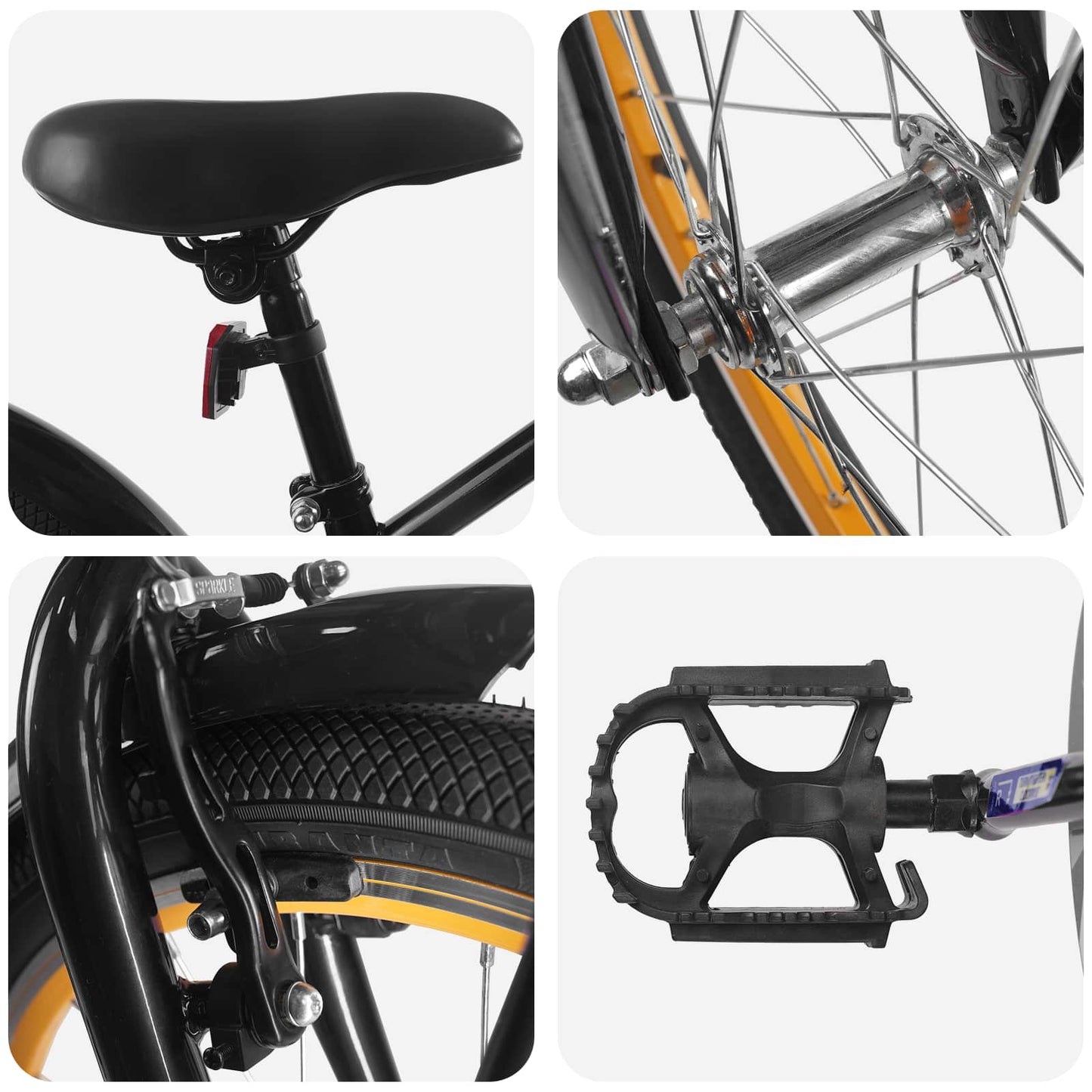 Kinderfahrrad 20 Zoll for kids aged 6 to 11 Schwarz