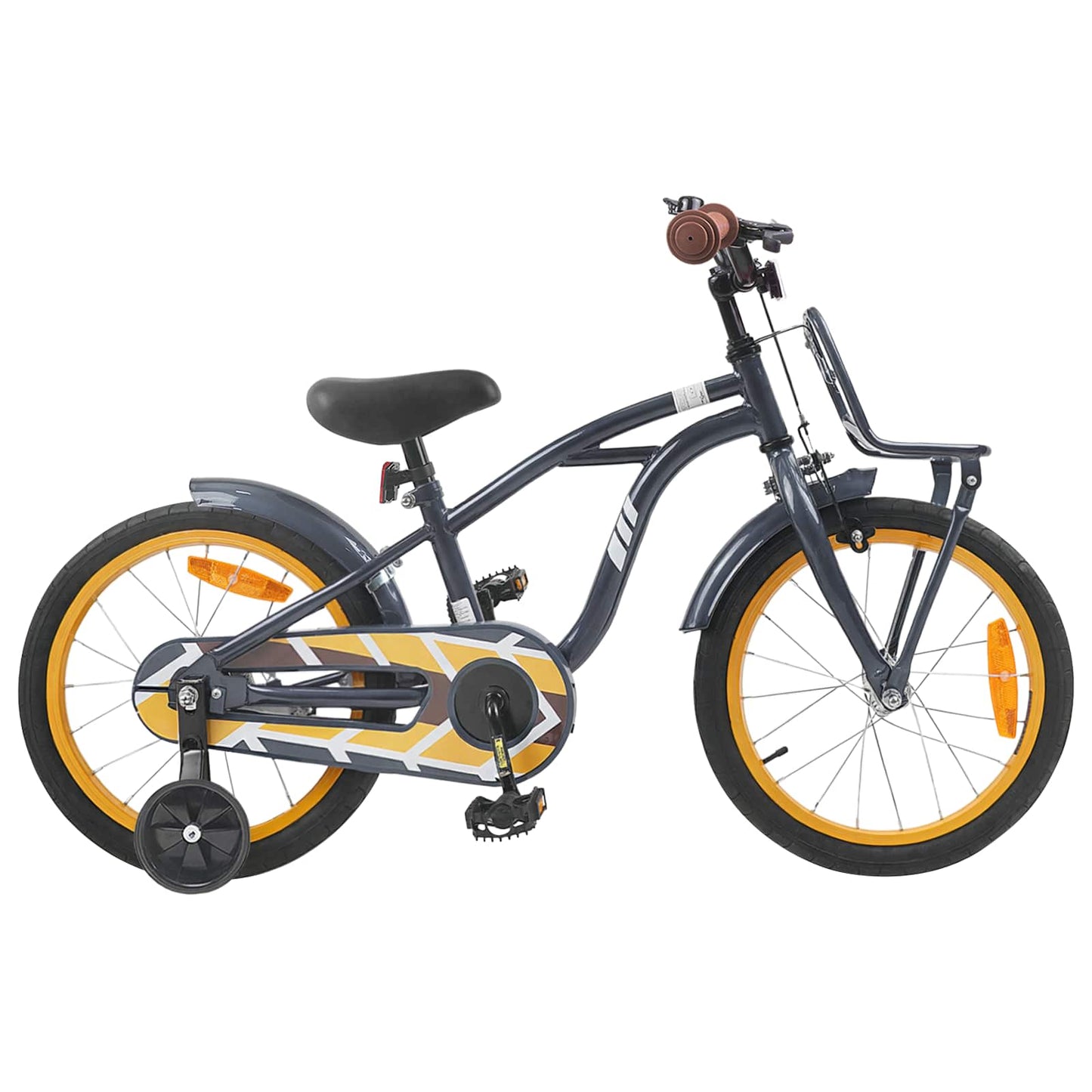 Kinderfahrrad 16 Zoll for 4-6 Years Old Dunkelgrau
