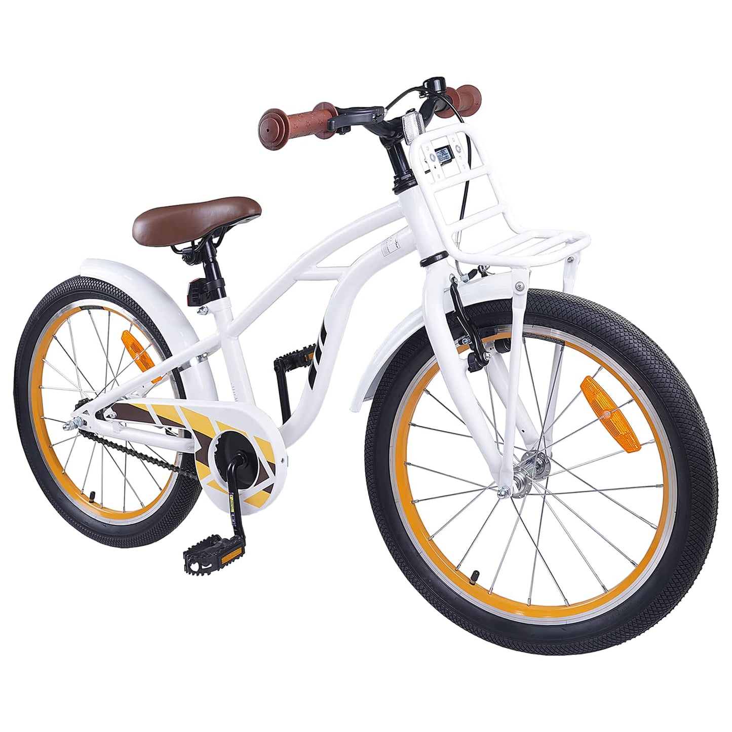 Kinderfahrrad 18 Zoll for 5-7 Years Old Weiß