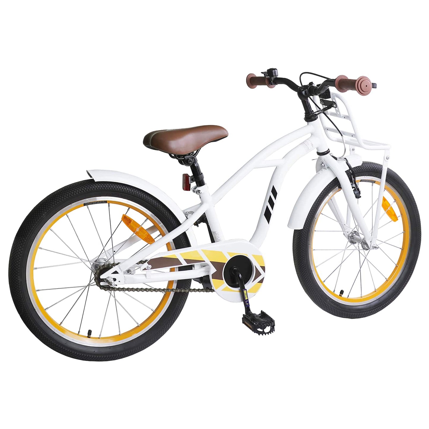 Kinderfahrrad 18 Zoll for 5-7 Years Old Weiß