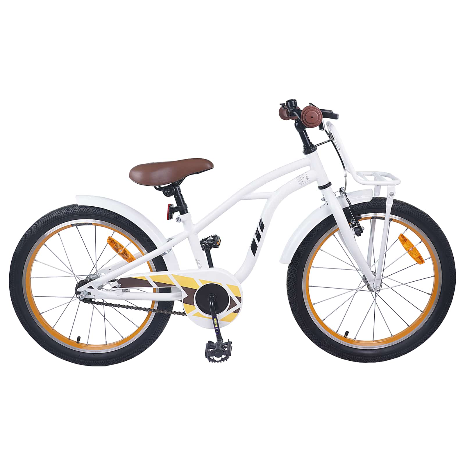 Kinderfahrrad 18 Zoll for 5-7 Years Old Weiß
