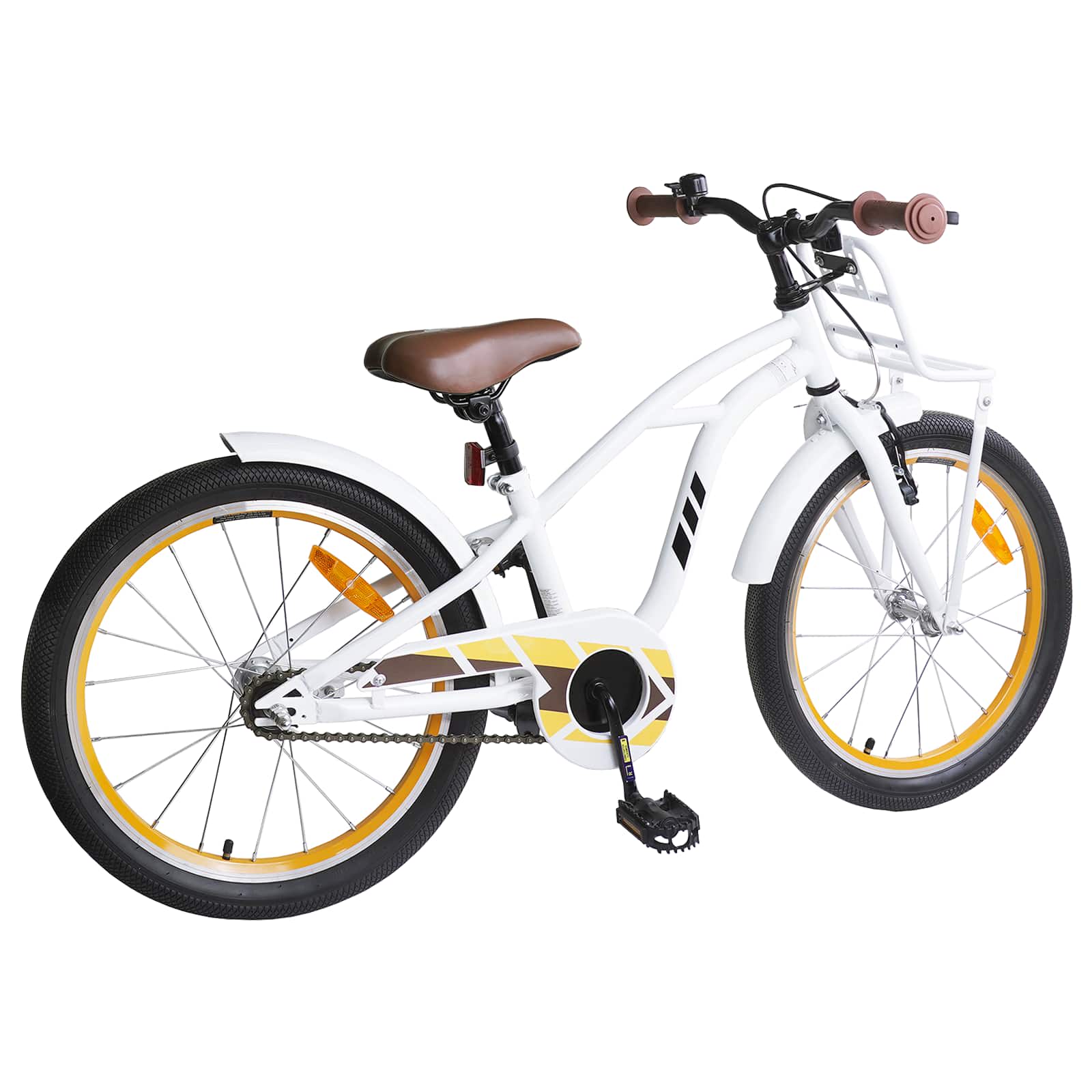 Kinderfahrrad 22 Zoll für 7-12 Jahre alt Weiß