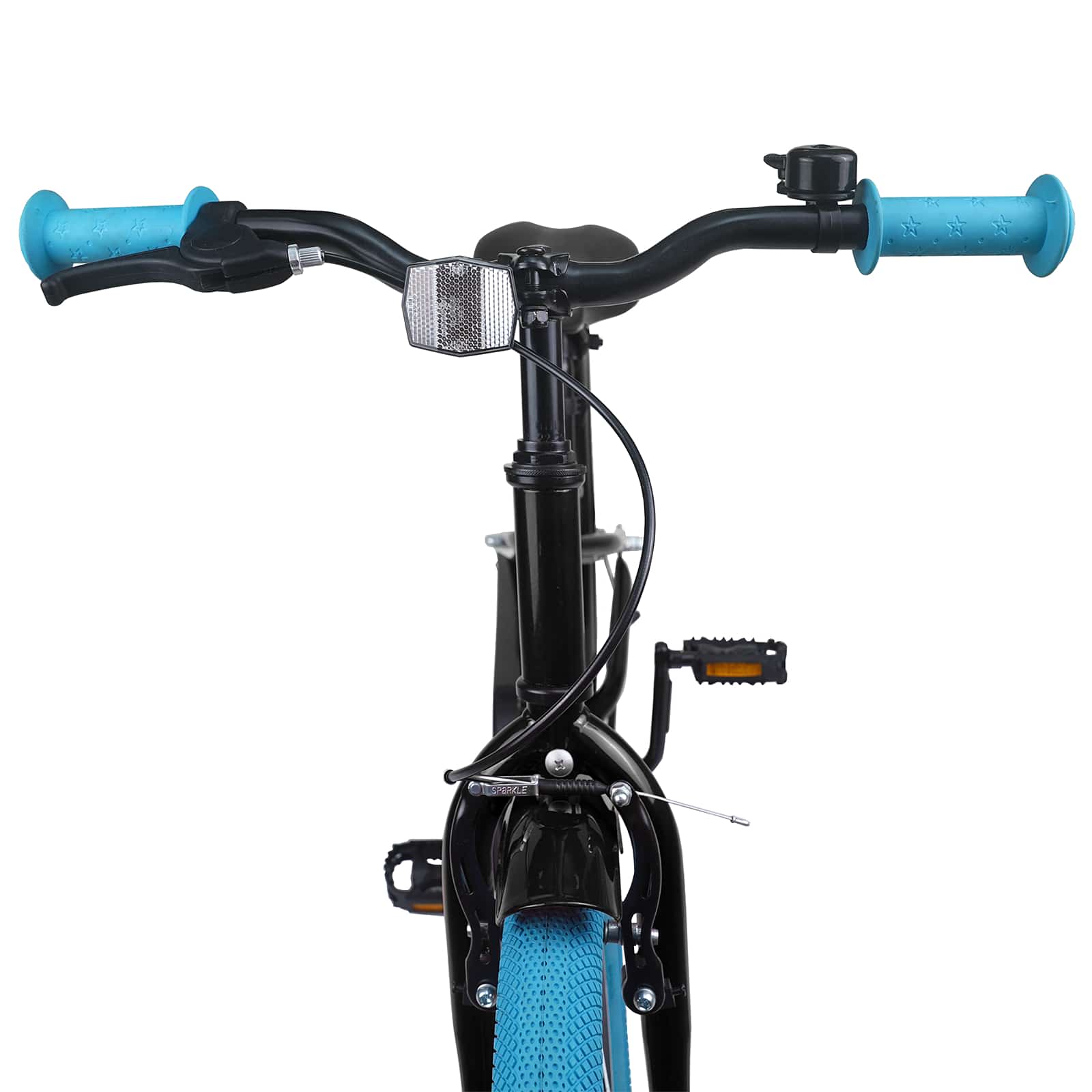 Kinderfahrrad 22 Zoll für 7-12 Jahre alt Schwarz