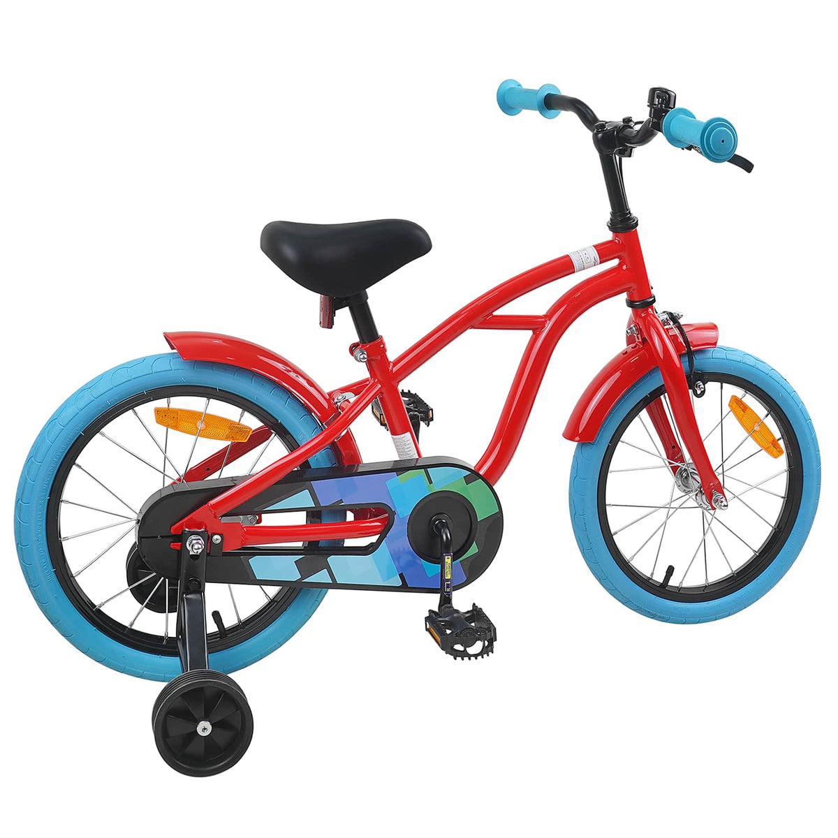 Kinderfahrrad 16 Zoll für 4-6 Jahre alt Rot