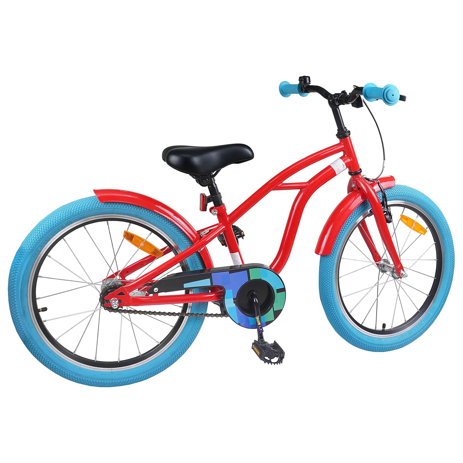 Kinderfahrrad 18 Zoll für 5-7 Jahre alt Rot