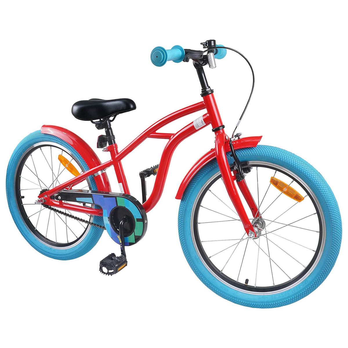 Kinderfahrrad 20 Zoll für 6-11 Jahre alt Rot