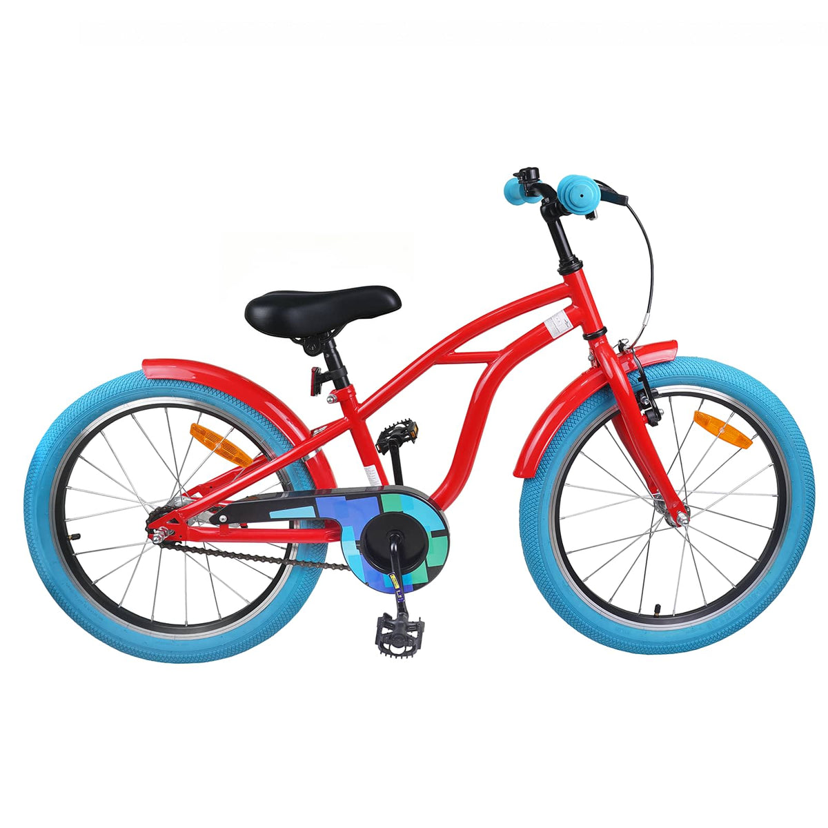 Kinderfahrrad 20 Zoll für 6-11 Jahre alt Rot