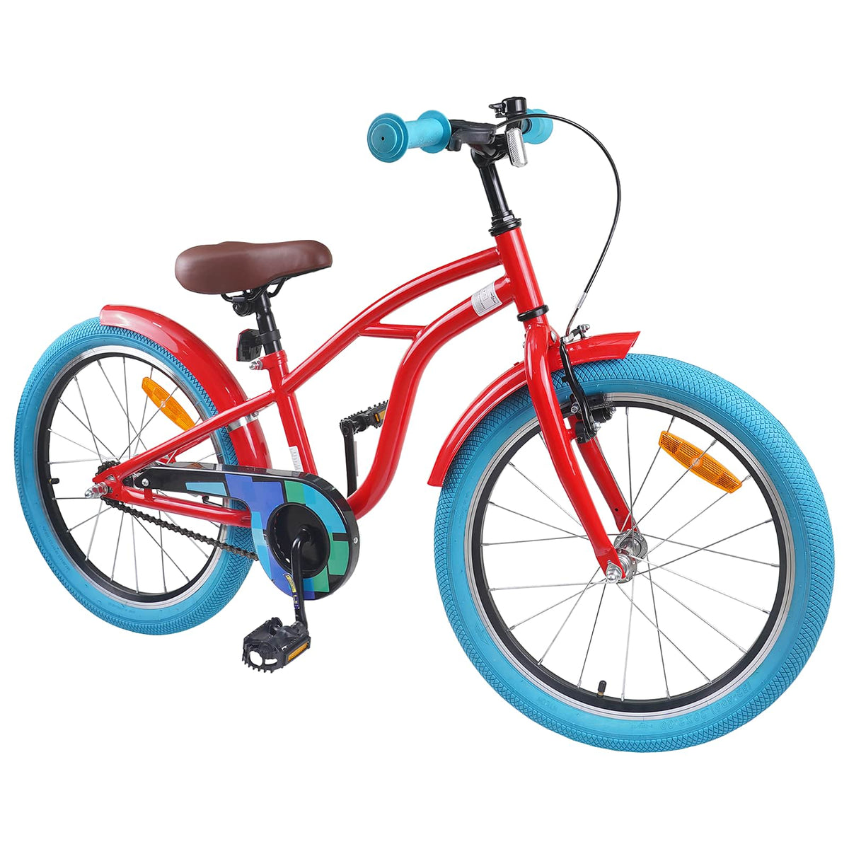 Kinderfahrrad 22 Zoll für 7-12 Jahre alt Rot