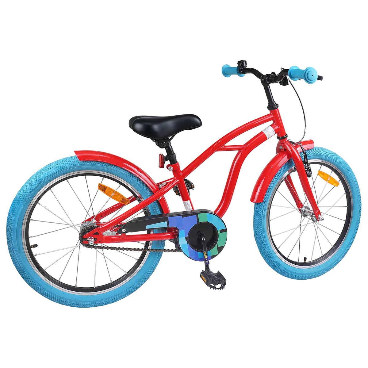 Kinderfahrrad 22 Zoll für 7-12 Jahre alt Rot