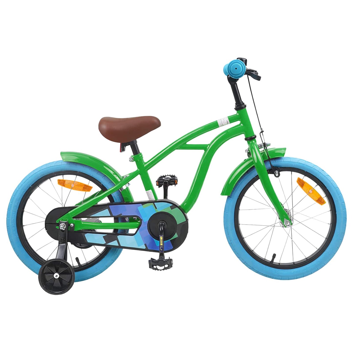 Kinderfahrrad 16 Zoll für 4-6 Jahre alt Grün