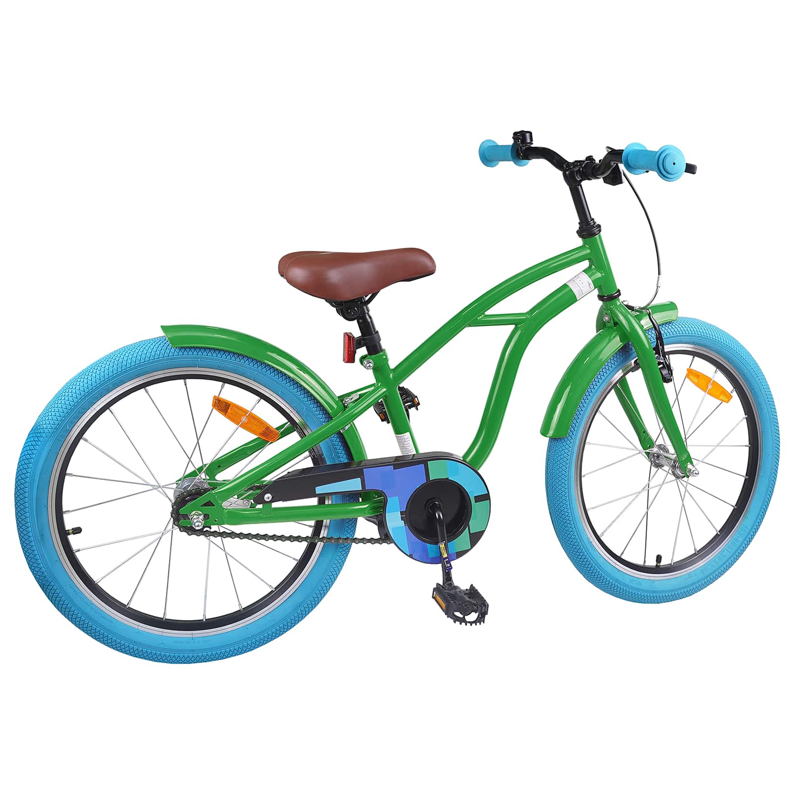 Kinderfahrrad 22 Zoll für 7-12 Jahre alt Grün