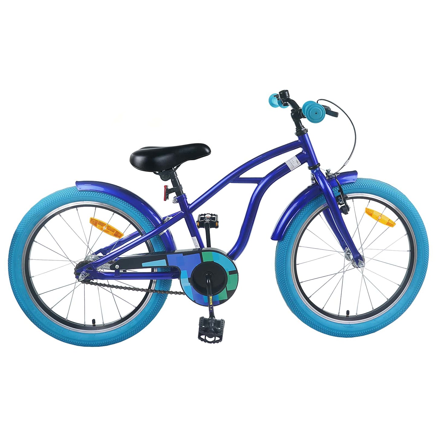 Kinderfahrrad 22 Zoll für 7-12 Jahre alt Dunkelblau