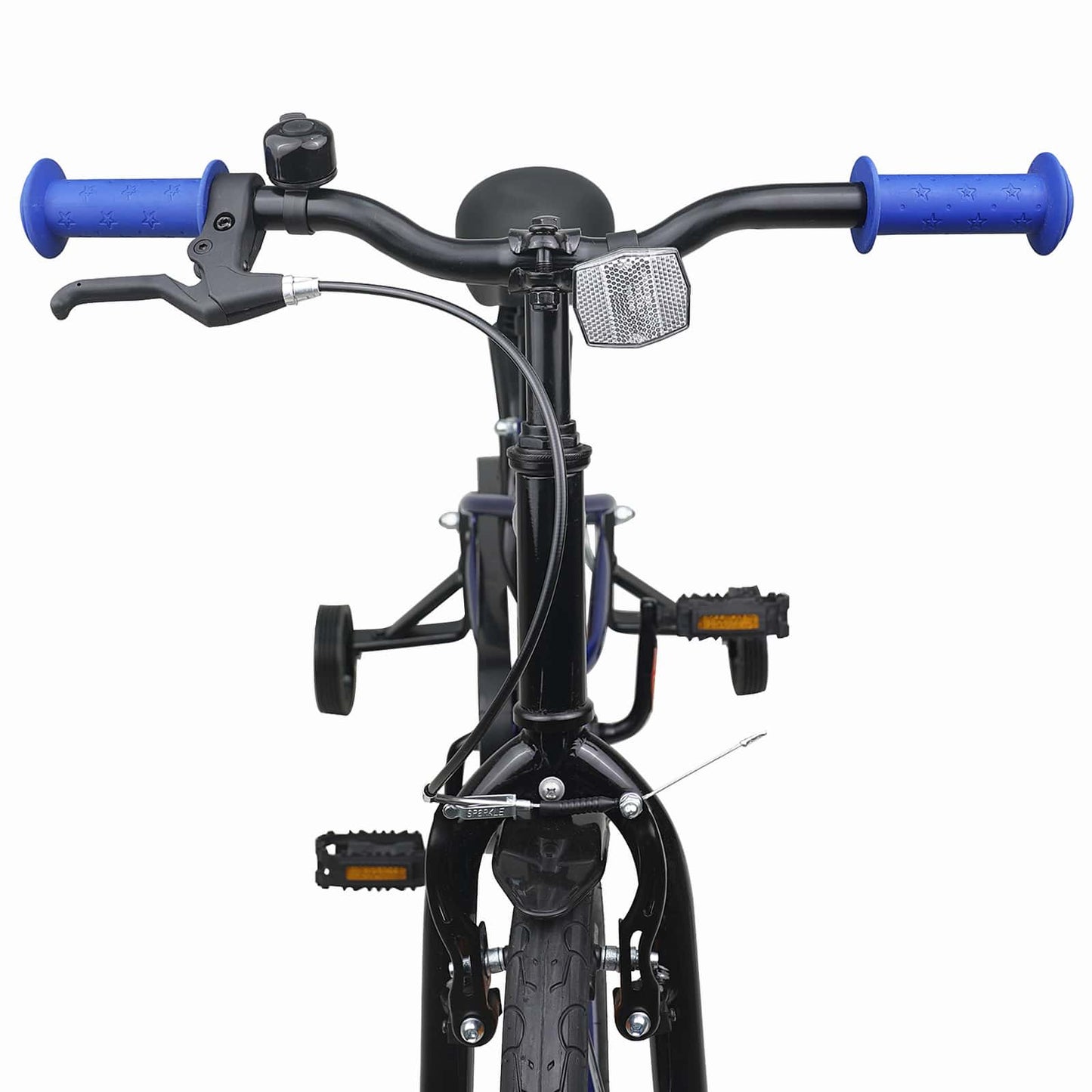 Kinderfahrrad 16 Zoll für 4-6 Jahre alt Blau Schwarz