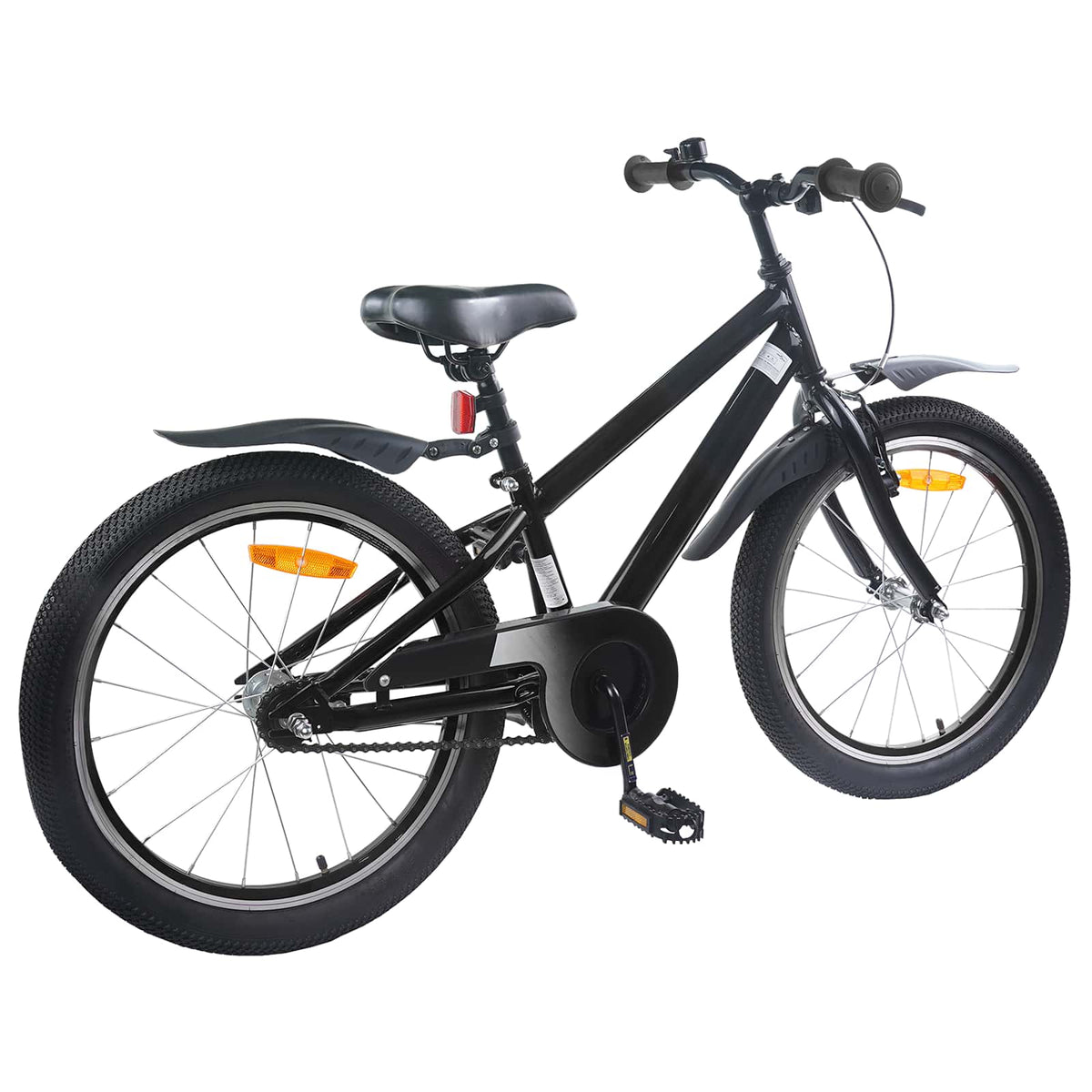 Kinderfahrrad 18 Zoll für 5-7 Jahre alt Schwarz