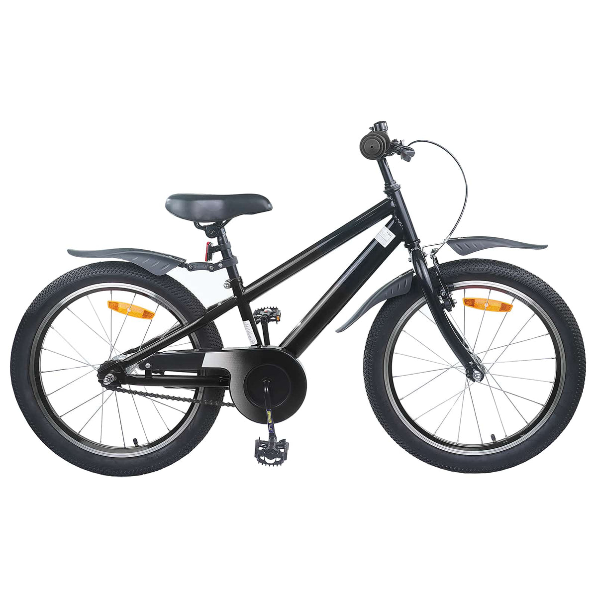 Kinderfahrrad 18 Zoll für 5-7 Jahre alt Schwarz
