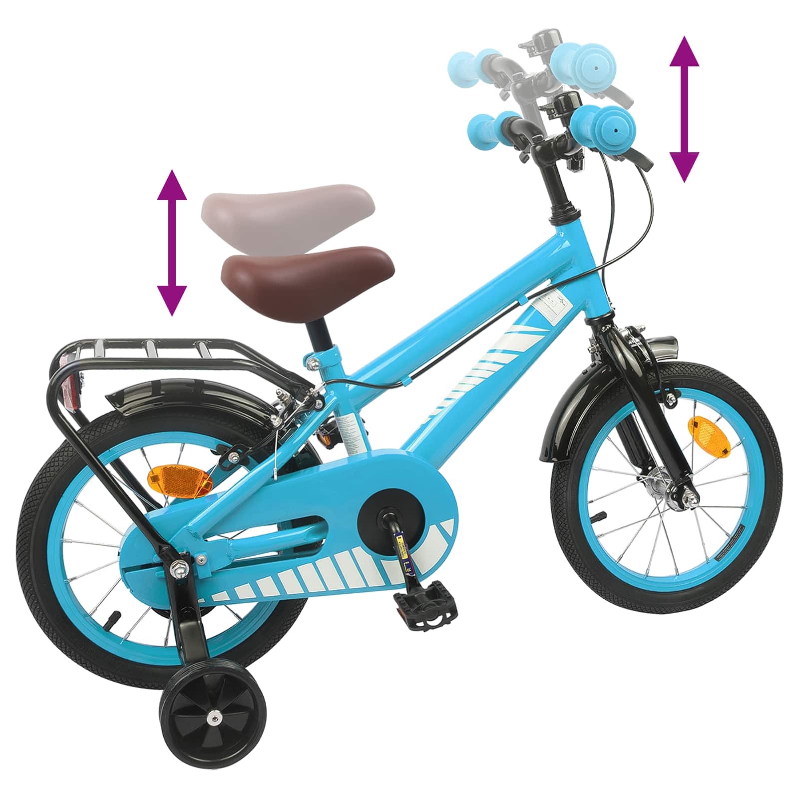 Kinderfahrrad 12 Zoll for 2 to 4 years old Himmelblau