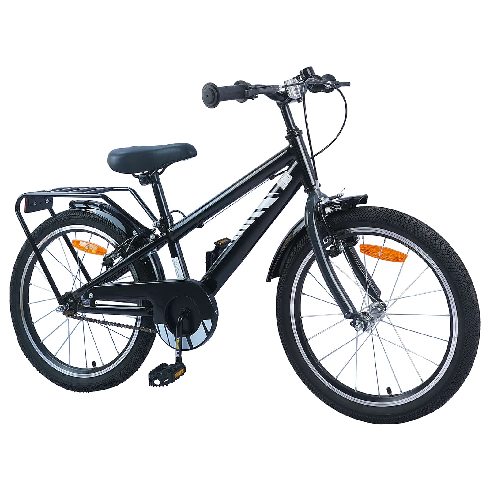 Kinderfahrrad 18 Zoll for 5-7 Years Old Schwarz