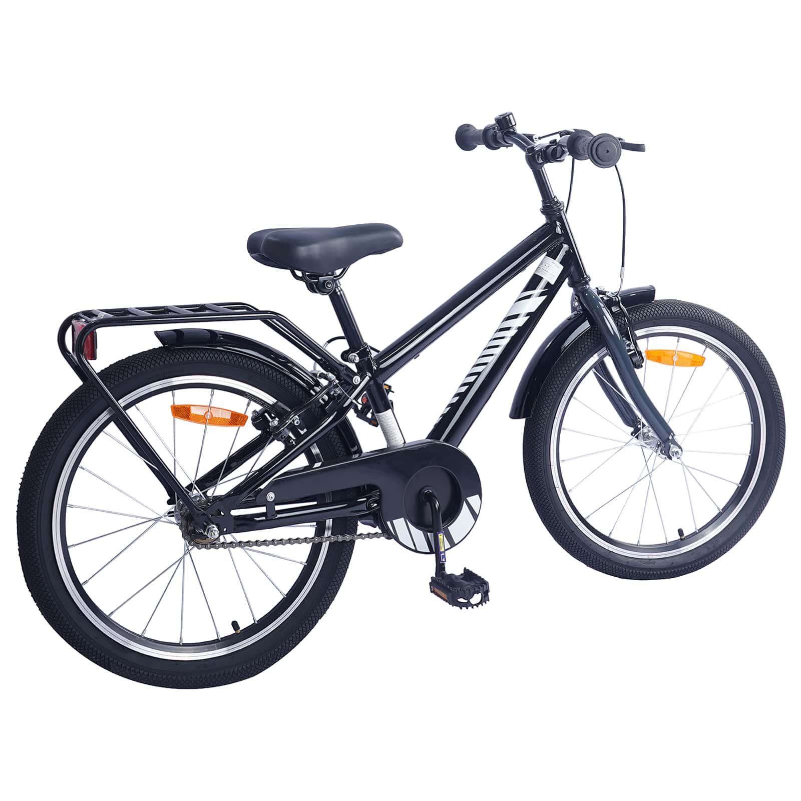 Kinderfahrrad 18 Zoll for 5-7 Years Old Schwarz