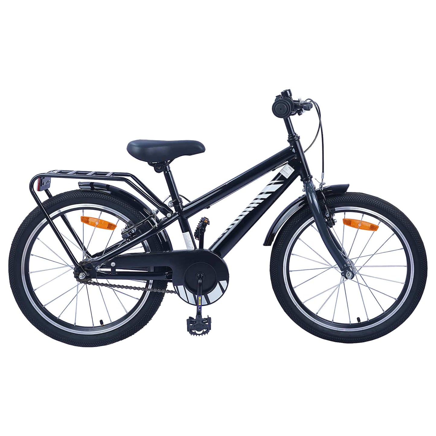 Kinderfahrrad 18 Zoll for 5-7 Years Old Schwarz