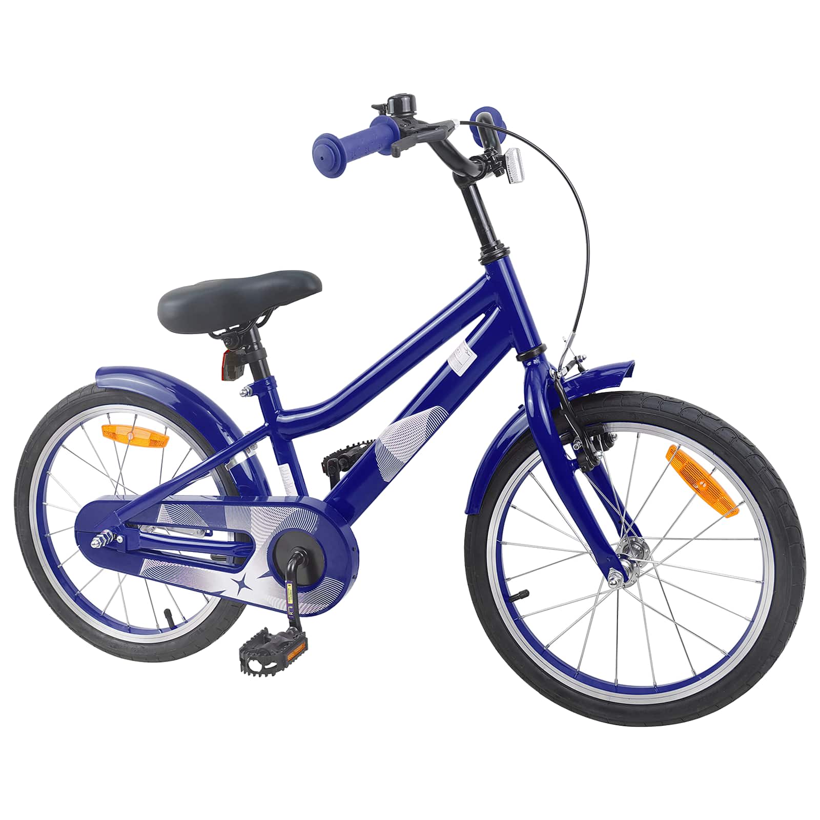 Kinderfahrrad 18 Zoll for 5-7 Years Old Dunkelblau