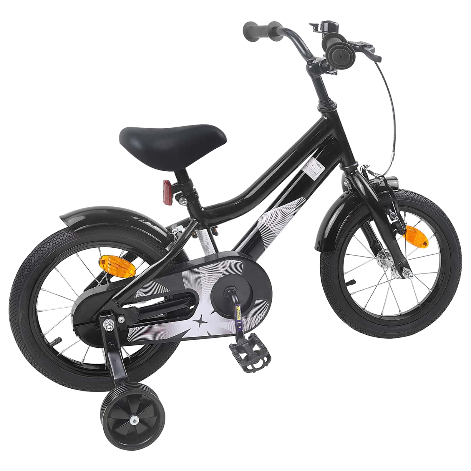 Kinderfahrrad 12 Zoll for 2 to 4 years old Schwarz