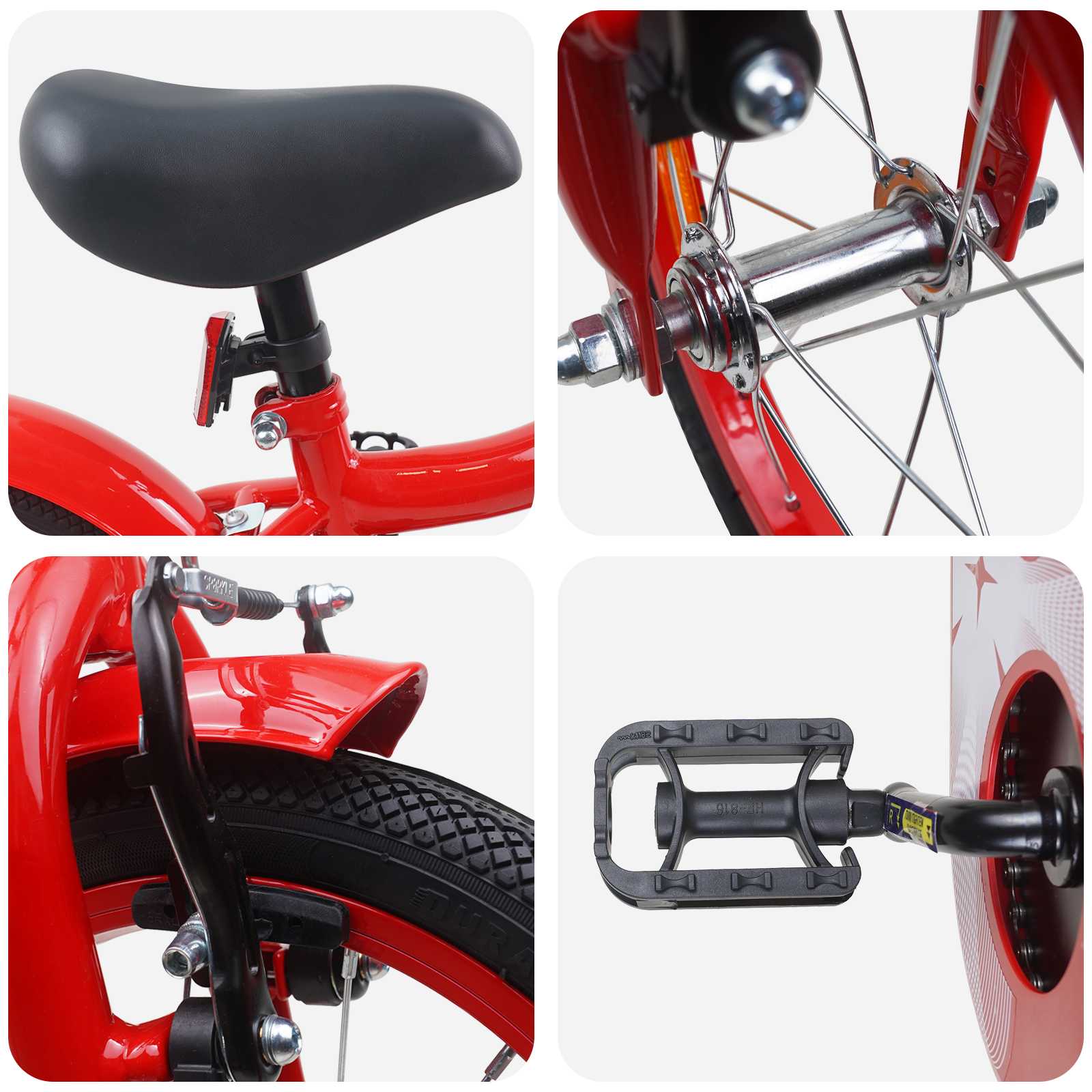 Kinderfahrrad 12 Zoll for 2 to 4 years old Rot